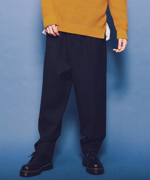 MONKEY TIME（モンキータイム）の「＜monkey time＞ FLANO WIDE 1P PANTS/ワイドパンツ ◆（その他パンツ・メンズ・ブラック・SMALL/MEDIUM/LARGE/X-LARGE）」の4枚目の写真