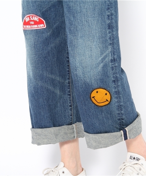 RNA（アールエヌエー）の「R2509 ＳＰ加工ワッペンＢＩＧパンツ（デニムパンツ・レディース・その他・SMALL/MEDIUM/X-SMALL）」の8枚目の写真