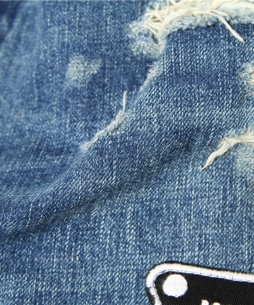RNA（アールエヌエー）の「R2509 ＳＰ加工ワッペンＢＩＧパンツ（デニムパンツ・レディース・その他・SMALL/MEDIUM/X-SMALL）」の10枚目の写真