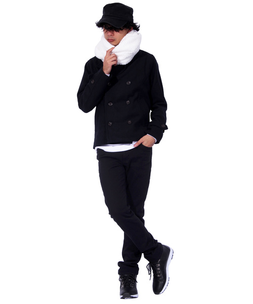 ８(eight)（エイト）の「モコモコ スヌード ネックウォーマー（ネックウォーマー/スヌード・メンズ・ホワイト/グレー/ブラック・FREE）」の4枚目の写真