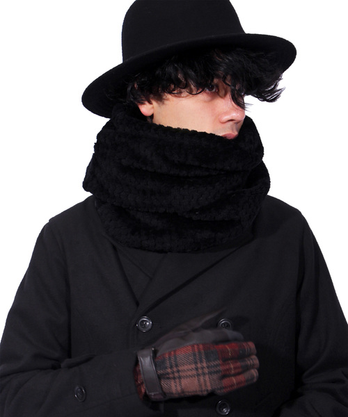 ８(eight)（エイト）の「モコモコ スヌード ネックウォーマー（ネックウォーマー/スヌード・メンズ・ホワイト/グレー/ブラック・FREE）」の11枚目の写真