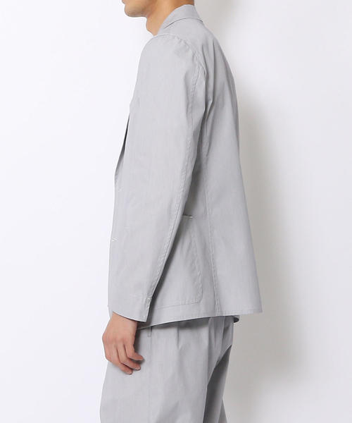 TOMORROWLAND （トゥモローランド）の「コットンポリエステルタイプライター テーラードジャケット（テーラードジャケット・メンズ・グレー系その他2/ブルー系その他2・50/48/44/46）」の14枚目の写真