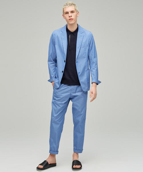 TOMORROWLAND （トゥモローランド）の「コットンポリエステルタイプライター テーラードジャケット（テーラードジャケット・メンズ・グレー系その他2/ブルー系その他2・50/48/44/46）」の15枚目の写真