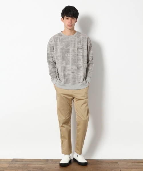 RAGEBLUE(レイジブルー)の「ナンバープリント裏毛スウェットクルー/785099(スウェット・メンズ・ホワイト/ブラック/グレー・MEDIUM/SMALL/LARGE)」の4枚目の写真