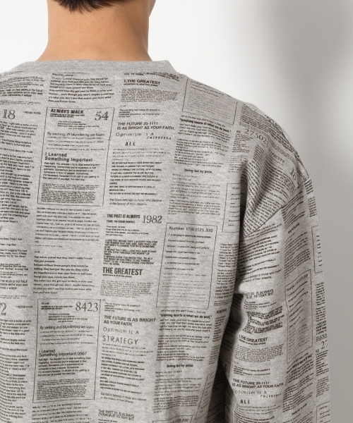 RAGEBLUE(レイジブルー)の「ナンバープリント裏毛スウェットクルー/785099(スウェット・メンズ・ホワイト/ブラック/グレー・MEDIUM/SMALL/LARGE)」の12枚目の写真