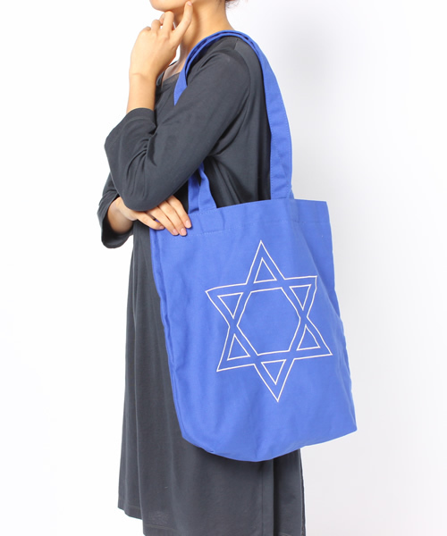 WEGO（ウィゴー）の「刺繍キャンバストートバッグ（トートバッグ・レディース・オフホワイト/ライム/ブルー/ライトパープル/ブラック/グリーン・FREE）」の15枚目の写真