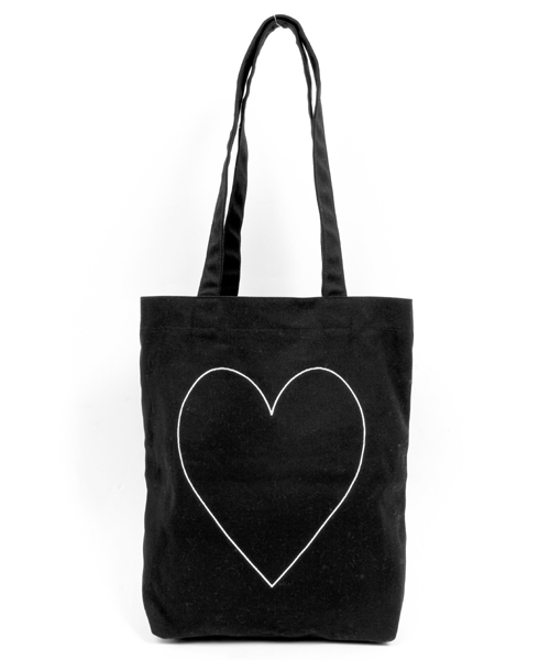 WEGO（ウィゴー）の「刺繍キャンバストートバッグ（トートバッグ・レディース・オフホワイト/ライム/ブルー/ライトパープル/ブラック/グリーン・FREE）」の17枚目の写真