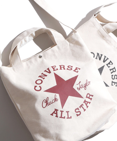 CONVERSE（コンバース）の「∴WEGO/CONVERSE別注2WAYショルダーバッグ（ショルダーバッグ・メンズ・ブラック/レッド/ブルー・FREE）」の3枚目の写真