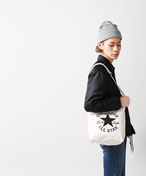 CONVERSE（コンバース）の「∴WEGO/CONVERSE別注2WAYショルダーバッグ（ショルダーバッグ・メンズ・ブラック/レッド/ブルー・FREE）」の11枚目の写真