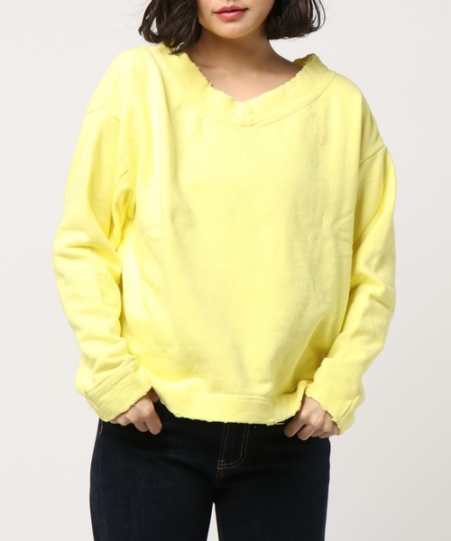 セール】M0844 2WAYダメージトレーナー（スウェット）｜RNA（アール