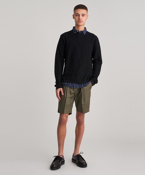 Saturdays NYC（サタデーズ ニューヨークシティ ）の「Esquina Eclat Button Down Shirt（シャツ/ブラウス・メンズ・ブラック/ネイビー・X-SMALL/S/M/L）」の12枚目の写真