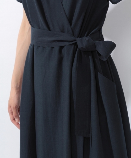 laboratory work（ラボラトリーワーク）の「スタンドカシュクールワンピース（ワンピース・レディース・ネイビー/マスタード/キャメル・MEDIUM）」の19枚目の写真