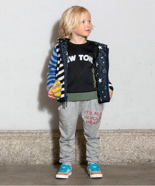 BREEZE（ブリーズ）の「ネット限定 ビッグポケットジョッパーズパンツ 10分丈_裏シャギー（その他パンツ・キッズ・ネイビー/チャコール/グレー・90/100/110/120/80/95/130/140）」の4枚目の写真