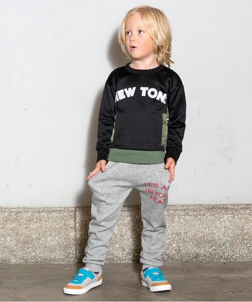 BREEZE（ブリーズ）の「ネット限定 ビッグポケットジョッパーズパンツ 10分丈_裏シャギー（その他パンツ・キッズ・ネイビー/チャコール/グレー・90/100/110/120/80/95/130/140）」の5枚目の写真