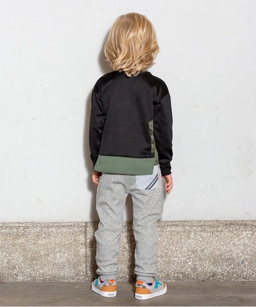 BREEZE（ブリーズ）の「ネット限定 ビッグポケットジョッパーズパンツ 10分丈_裏シャギー（その他パンツ・キッズ・ネイビー/チャコール/グレー・90/100/110/120/80/95/130/140）」の6枚目の写真