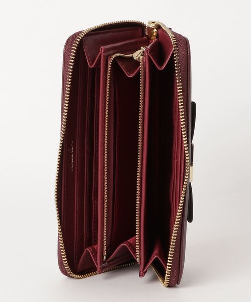 dazzlin（ダズリン）の「【dazzlin】バレッタリボンチェック長財布（財布・レディース・ブラック/ピンク/ワイン/ダークベージュ・FREE）」の16枚目の写真