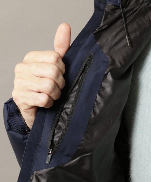 BEAUTY&YOUTH UNITED ARROWS（ビューティーアンドユースユナイテッドアローズ）の「BY ”小松マテーレ” ナイロン ダウンジャケット ◆（ダウンジャケット/コート・メンズ・ブラック/ダークグリーン/ネイビー・SMALL/MEDIUM/LARGE/X-LARGE）」の15枚目の写真