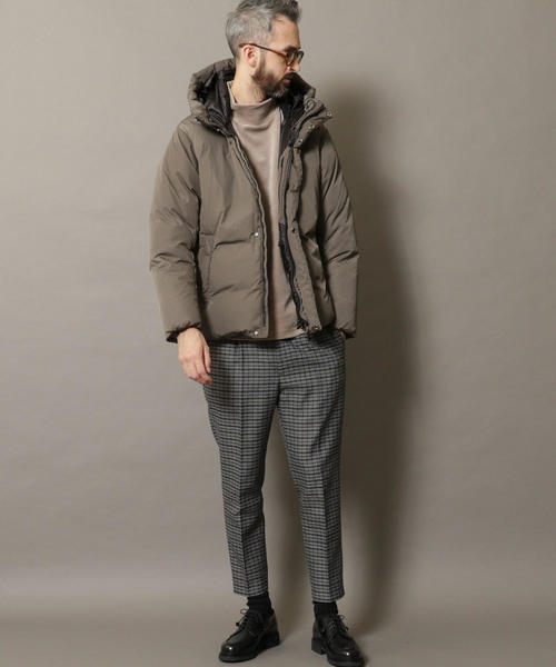 BEAUTY&YOUTH UNITED ARROWS（ビューティーアンドユースユナイテッドアローズ）の「BY ”小松マテーレ” ナイロン ダウンジャケット ◆（ダウンジャケット/コート・メンズ・ブラック/ダークグリーン/ネイビー・SMALL/MEDIUM/LARGE/X-LARGE）」の21枚目の写真