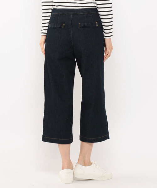 Petit Honfleur（プチオンフルール）の「デニムボタン使いパンツ（デニムパンツ・レディース・ネイビー/ブルー・70/61/64/67）」の8枚目の写真