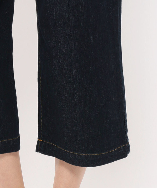 Petit Honfleur（プチオンフルール）の「デニムボタン使いパンツ（デニムパンツ・レディース・ネイビー/ブルー・70/61/64/67）」の12枚目の写真