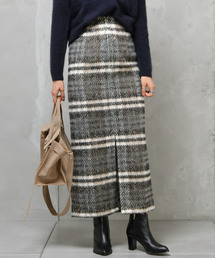 DouDou | シャギーチェックSK(スカート)