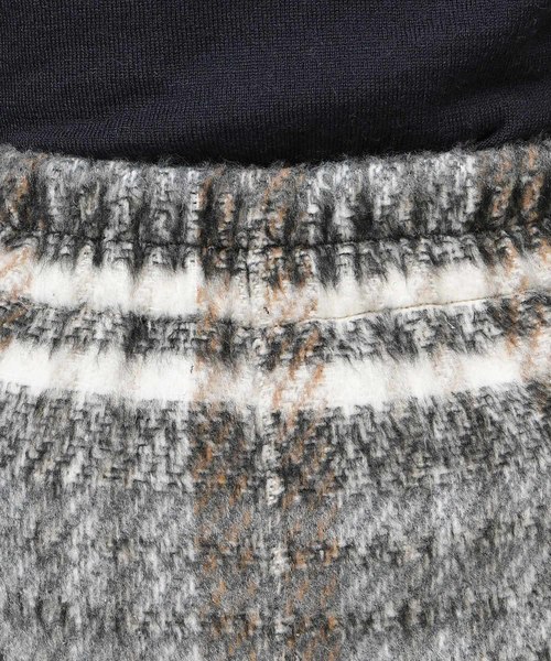 DouDou（ドゥドゥ）の「シャギーチェックスカート（スカート・レディース・ブラウン/ブルー・38/36）」の16枚目の写真