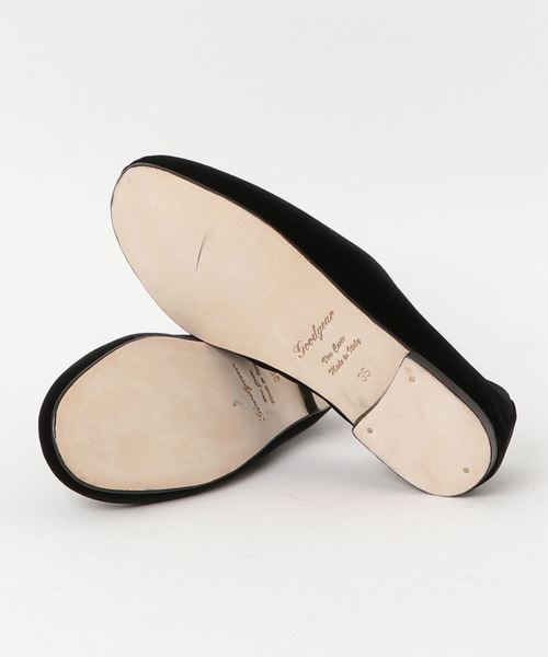 セール】SPELTA:ベルベットバレエシューズ（バレエシューズ