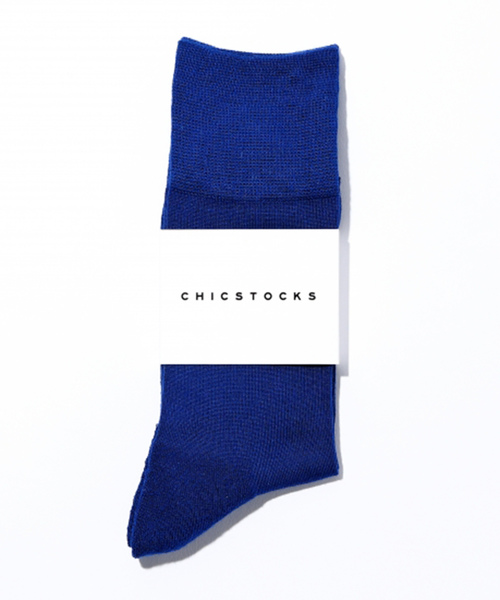 CHICSTOCKS（シックストックス）の「【CHICSTOCKS】ソリッドカラーソックス（ソックス/靴下・メンズ・パープル/ラベンダー/オレンジ/マジェンタ/ネイビー/ブルー/アイボリー/サックスブルー/レッド/オフホワイト/ブラック・LARGE/SMALL）」の6枚目の写真