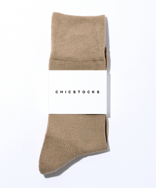 CHICSTOCKS（シックストックス）の「【CHICSTOCKS】ソリッドカラーソックス（ソックス/靴下・メンズ・パープル/ラベンダー/オレンジ/マジェンタ/ネイビー/ブルー/アイボリー/サックスブルー/レッド/オフホワイト/ブラック・LARGE/SMALL）」の3枚目の写真