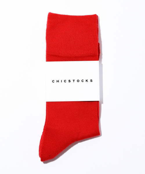 CHICSTOCKS（シックストックス）の「【CHICSTOCKS】ソリッドカラーソックス（ソックス/靴下・メンズ・パープル/ラベンダー/オレンジ/マジェンタ/ネイビー/ブルー/アイボリー/サックスブルー/レッド/オフホワイト/ブラック・LARGE/SMALL）」の12枚目の写真
