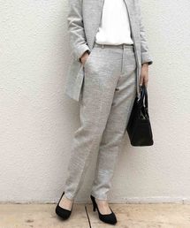 PICCIN（ピッチン）の「【WEB限定】綾織りツイードテーパードパンツ（スーツパンツ）」