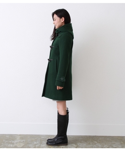 coen（コーエン）の「カットパイルメルトンダッフルコート（ダッフルコート・レディース・グレー/ケリー/ネイビー/オレンジ・MEDIUM/LARGE）」の7枚目の写真