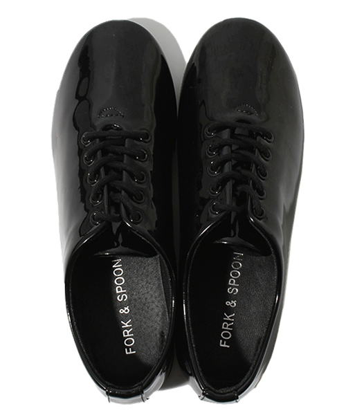 URBAN RESEARCH DOORS WOMENS（アーバンリサーチ ドアーズ ウィメンズ）の「FORK&SPOON Ballet Shoes（ドレスシューズ・レディース・ブラック系その他/ブラック/ホワイト・39/38/37）」の9枚目の写真