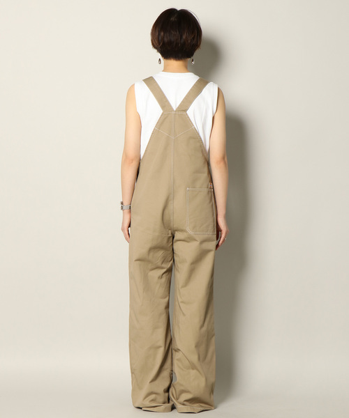 Dickies（ディッキーズ）の「ディッキーズ TCツイルオーバーオール（サロペット/オーバーオール・レディース・ブラック/ベージュ・M/L）」の14枚目の写真
