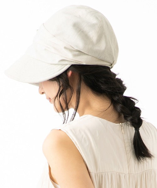 QUEENHEAD（クイーンヘッド）の「シャイニングUVキャスケット（キャスケット・レディース・ブラウン/グレー系その他/チャコール/ライトベージュ・XX-LARGE/X-LARGE/FREE）」の18枚目の写真