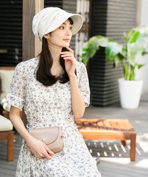 QUEENHEAD（クイーンヘッド）の「シャイニングUVキャスケット（キャスケット・レディース・ブラウン/グレー系その他/チャコール/ライトベージュ・XX-LARGE/X-LARGE/FREE）」の11枚目の写真