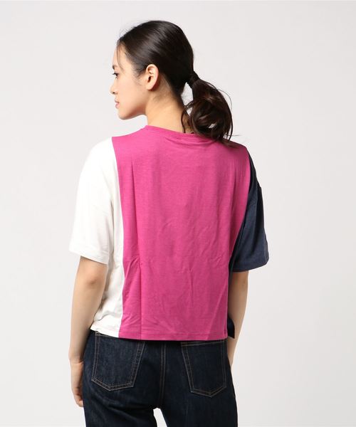 Champion（チャンピオン）の「チャンピオン CROPPED T-SHIRT CW-PS305（Tシャツ/カットソー・レディース・ローズ/ホワイト/グレー・M/L/S/XL）」の5枚目の写真