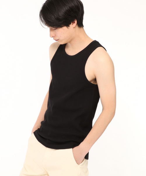 LAKOLE(ラコレ)の「ワッフルタンクトップ / LAKOLE(タンクトップ・メンズ・ホワイト/ブラック/その他9・SMALL/MEDIUM/LARGE)」の7枚目の写真