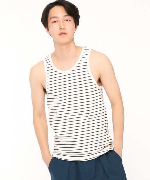 LAKOLE(ラコレ)の「ワッフルタンクトップ / LAKOLE(タンクトップ・メンズ・ホワイト/ブラック/その他9・SMALL/MEDIUM/LARGE)」の9枚目の写真