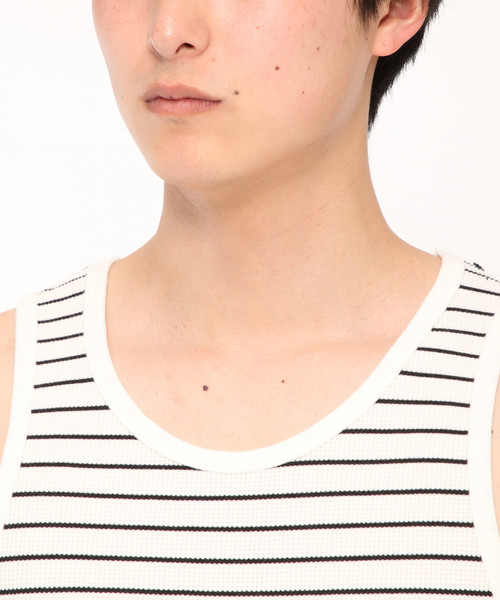 LAKOLE(ラコレ)の「ワッフルタンクトップ / LAKOLE(タンクトップ・メンズ・ホワイト/ブラック/その他9・SMALL/MEDIUM/LARGE)」の13枚目の写真