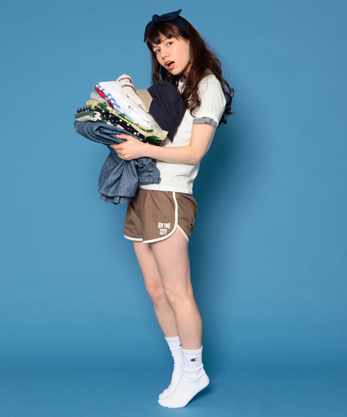 BEAMS BOY（ビームスボーイ）の「INFIELDER DESIGN / COLLEGE TRUNKS（その他パンツ・レディース・ベージュ/ワイン/ネイビー/オリーブ・ONE SIZE）」の11枚目の写真