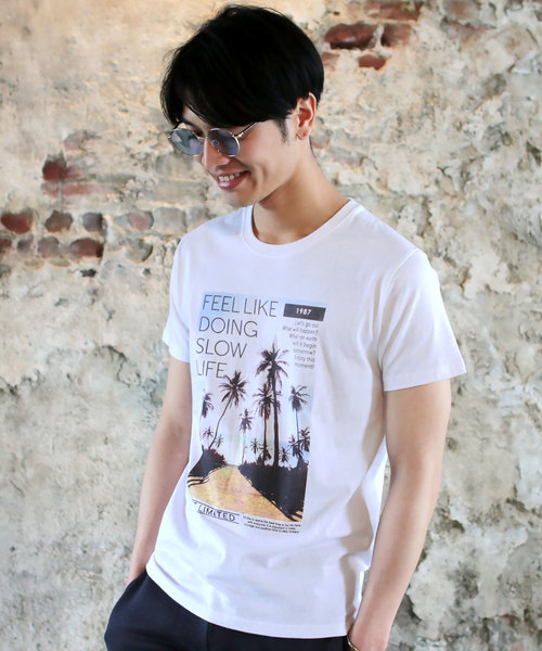 LIL VENDARS(リルヴェンダース)の「プリント Tシャツ 半袖 カットソー メッセージ/ボックスロゴ/ワンポイント/ポケット/サーフ/フォト/グラフィック(Tシャツ/カットソー・メンズ・A/B/C/D/E/F/G/H/I/J/K/L/M/N/O/P/Q/R/S/T/U/V・S/M/L/XL)」の15枚目の写真