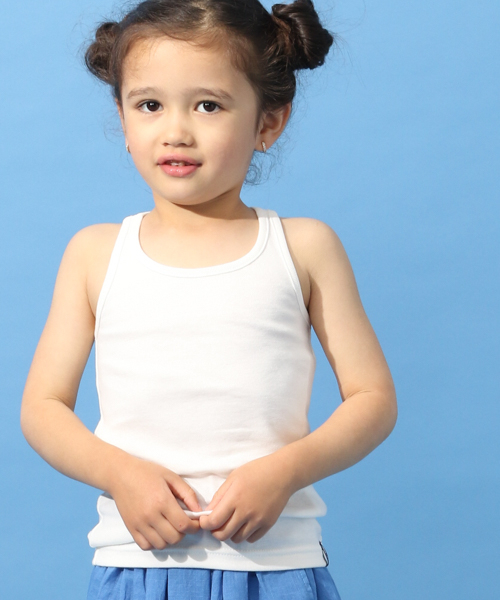 BAYFLOW（ベイフロー）の「シルキーフライスキャミソール（キャミソール・キッズ・ブラック/オフホワイト・LARGE/MEDIUM/SMALL/X-LARGE/XX-LARGE）」の15枚目の写真