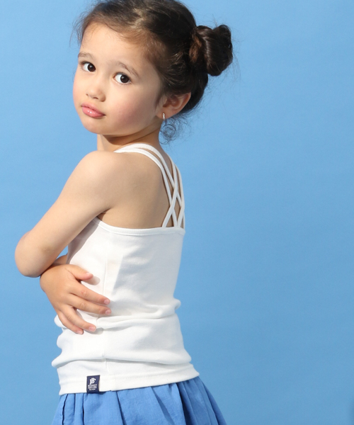 BAYFLOW（ベイフロー）の「シルキーフライスキャミソール（キャミソール・キッズ・ブラック/オフホワイト・LARGE/MEDIUM/SMALL/X-LARGE/XX-LARGE）」の13枚目の写真