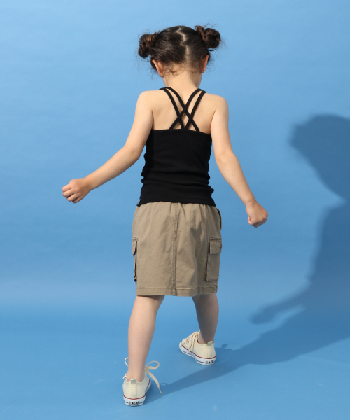 BAYFLOW（ベイフロー）の「シルキーフライスキャミソール（キャミソール・キッズ・ブラック/オフホワイト・LARGE/MEDIUM/SMALL/X-LARGE/XX-LARGE）」の11枚目の写真