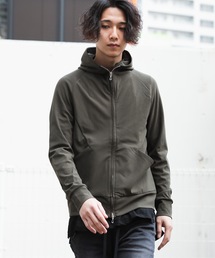 ATTACHMENT | スーパーストレッチメリルハイテンションツイル　ZIP UP パーカー(パーカー)