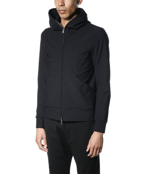 ATTACHMENT アタッチメント カンガルー レザーパーカー サイズ1 黒 ATTACHMENT アタッチメント カンガルー レザーパーカー サイズ1 黒