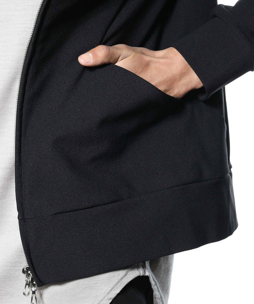 ATTACHMENT(アタッチメント)の「スーパーストレッチメリルハイテンションツイル ZIP UP パーカー(パーカー・メンズ・グリーン系その他/ブラック・1/2/3)」の9枚目の写真