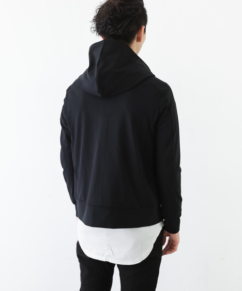 ATTACHMENT(アタッチメント)の「スーパーストレッチメリルハイテンションツイル ZIP UP パーカー(パーカー・メンズ・グリーン系その他/ブラック・1/2/3)」の21枚目の写真