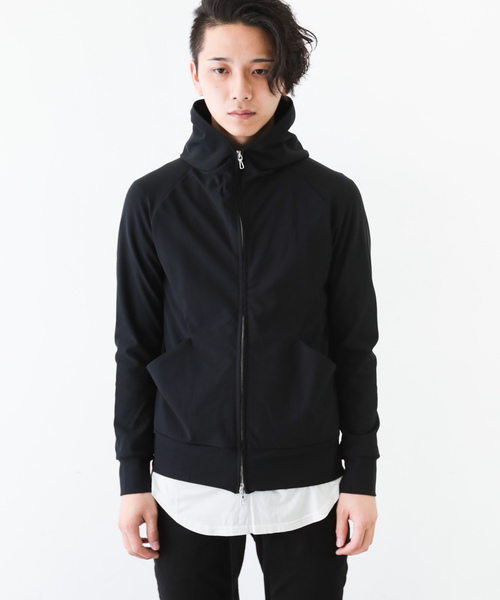 ATTACHMENT(アタッチメント)の「スーパーストレッチメリルハイテンションツイル ZIP UP パーカー(パーカー・メンズ・グリーン系その他/ブラック・1/2/3)」の20枚目の写真